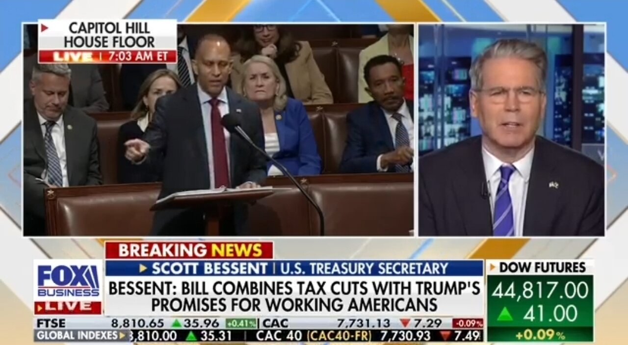 Treasury Secretary Slams Arsonist Hakeem Jeffries