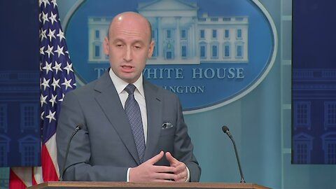 Karoline Leavitt Holds White House Press Briefing With Stephen Miller