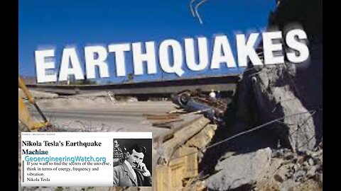 EARTHQUAKE MACHINES - GEO ENGINEERING- WEATHER MODIFICATION