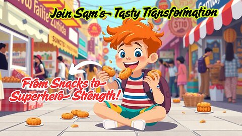 Sam's Snack Adventure: AI Cartoon Teaches Kids Healthy Eating Fun! 🌟