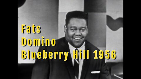 Fats Domino Rocks Blueberry Hill LIVE on Ed Sullivan (1956) Vintage Rock 'n' Roll Magic