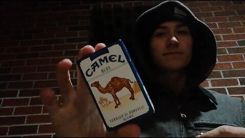 ASMR Homeless Man Smokes a Cigarette on a Cold Night