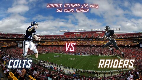 Indianapolis Colts vs Las Vegas Raiders, Week 5, Diggin' Deeper Into the NFL