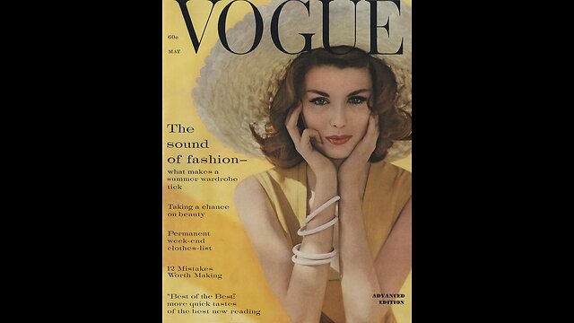 Vogue Magazine May 1960 ASMR #relax #chill