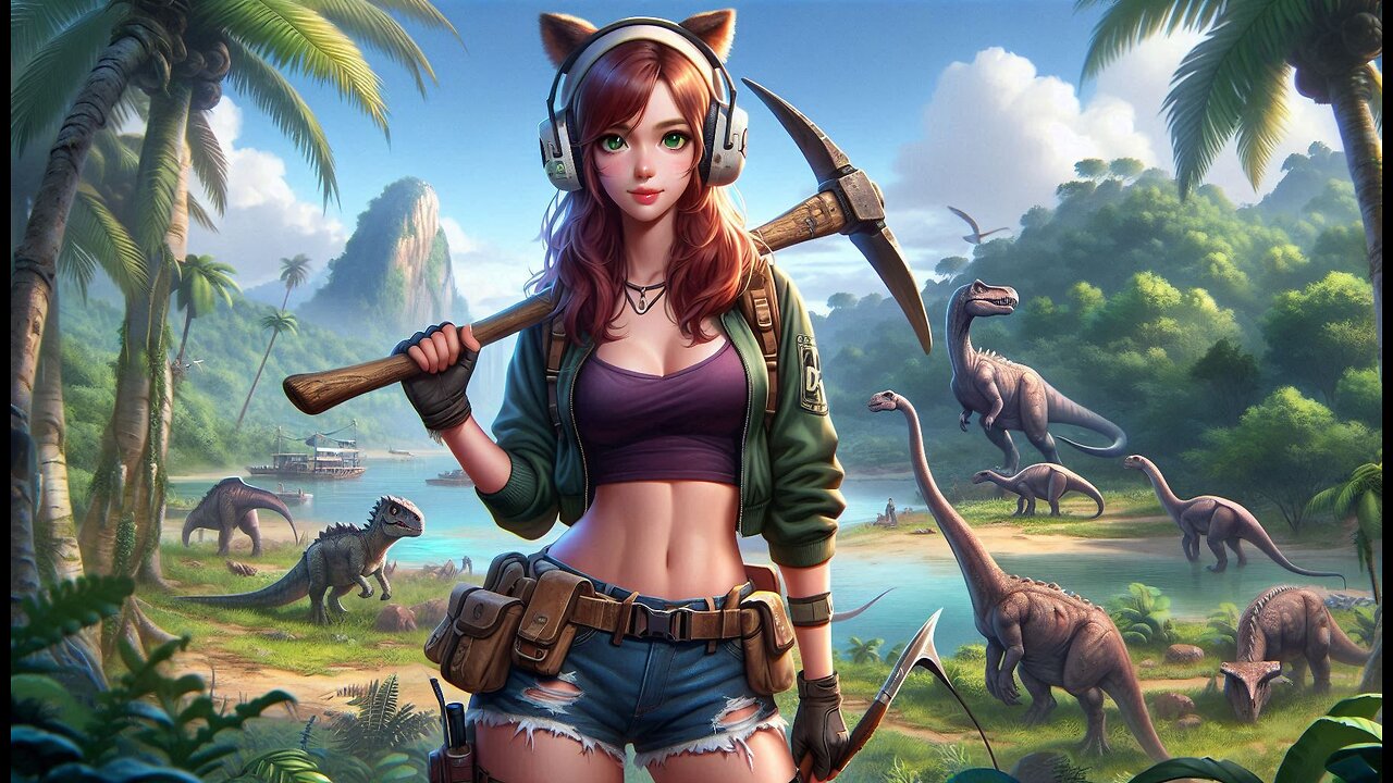 First Time in the Wild 🦖✨ | CtrlMeCute Survives ARK (Maybe)