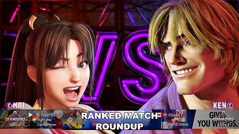 Kuya Kalbo SF6 Ranked Match Roundup. Mai Diamond [Hori Fight Stick]