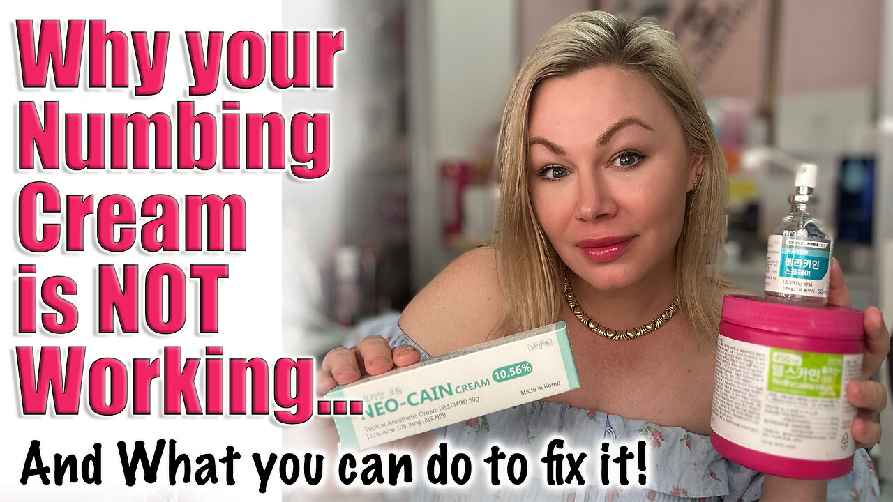 Why Your Numbing Cream isn't Working, and what YOU can do to fix it! Code Jessica10 saves you money