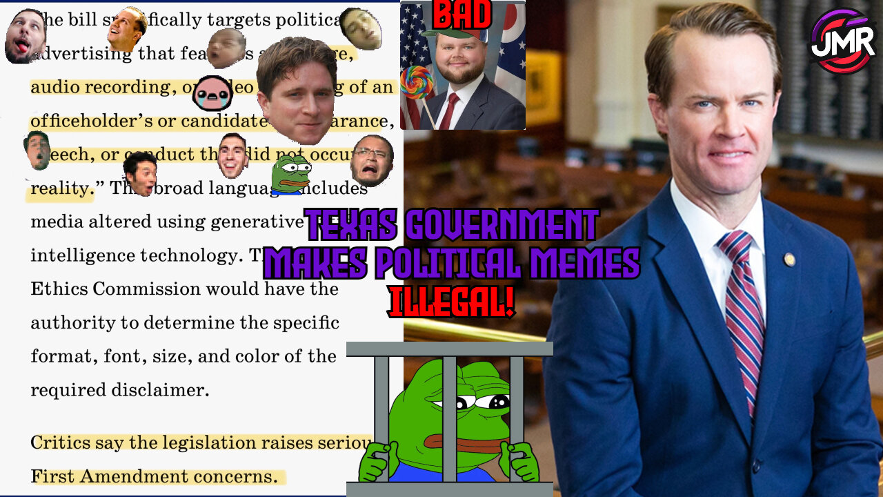 Rhino Republican's makes political memes ILLEGAL! get 1 year in JAIL!