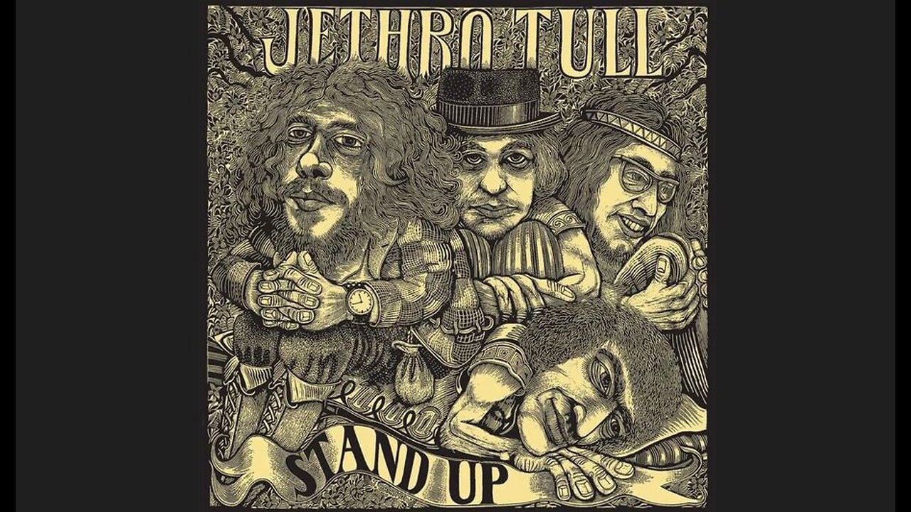 Poster Metallico Vintage Jethro Tull Houston 1969 - Targa In Latta 20x30 Cm Per Arredamento Music Hall