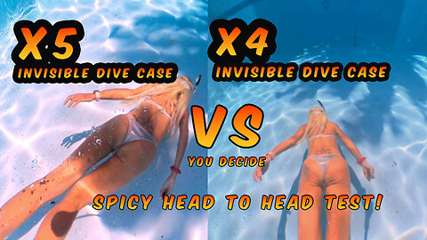 Insta360 X5 vs X4 — Spicy Head to Head Bikini Dive! 💦 