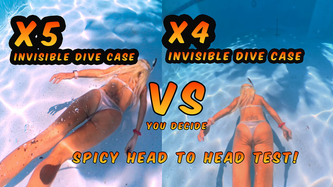 Insta360 X5 vs X4 — Spicy Head to Head Bikini Dive! 💦