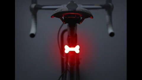 Ultra Bright USB Rechargeable Bike Tail Light, with Red Flash High-Intensity Led and 5 Light Modes