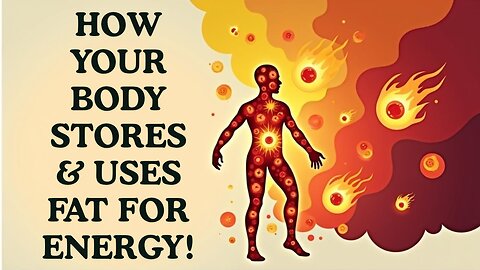 How Your Body Stores and Uses Fat for Energy! 🔥💪.#FatMetabolism#FatStorage