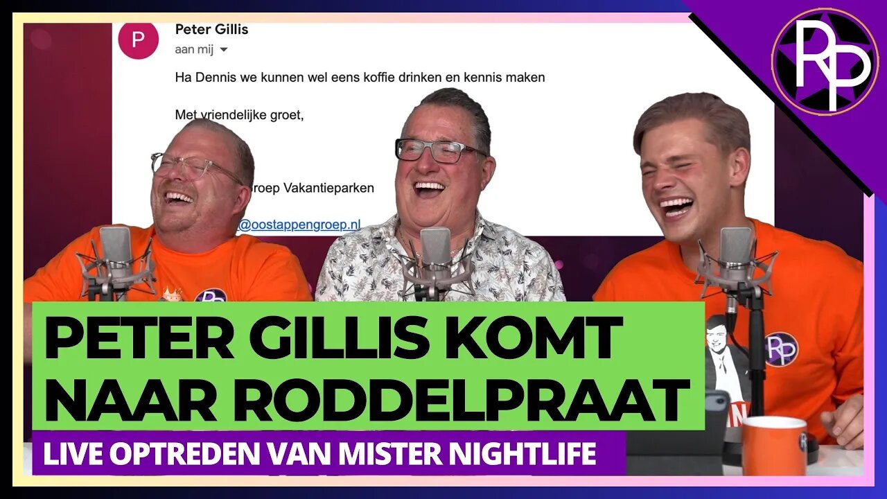 RP146 - Peter Gillis komt naar RoddelPraat & Mister Nightlife laat iedereen huilen van het lachen