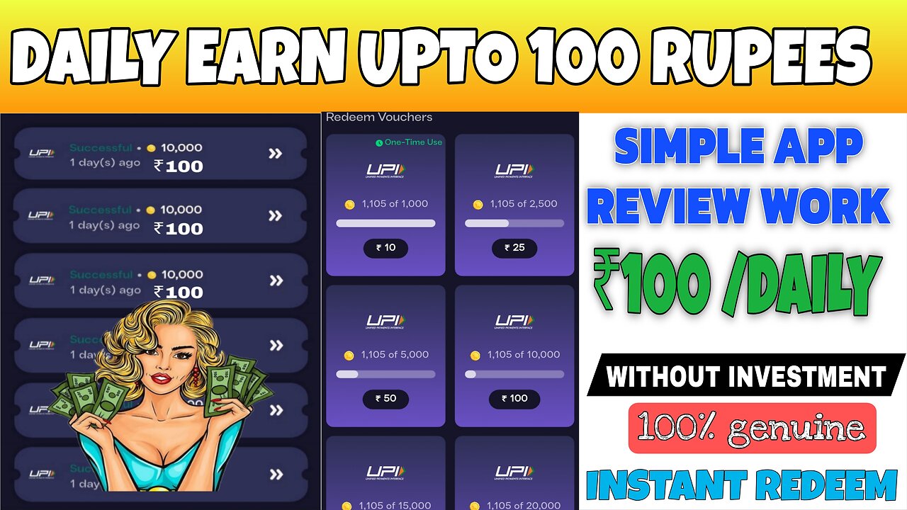 DAILY 100 RUPEES MONEY EARNING APP | NEW EARNING APP TODAY | APP REVIEW WORK