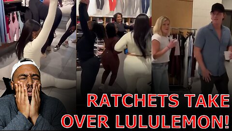Ratchet Black Women Get BACKLASH After INVADING Lululemon Store To Film Twerking Session!