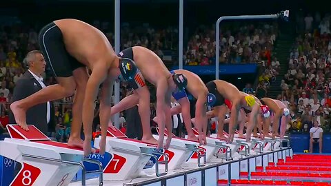 Swimming 🏊 race 😮