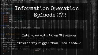 IO Episode 272 - Aaron Stevenson - DHS Child Trafficking Whistleblower 3/20/25