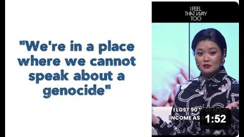 We're in a place where we cannot speak about a genocide