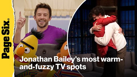 See Jonathan Bailey's most warm-and-fuzzy TV spots: 'Sesame Street' and more