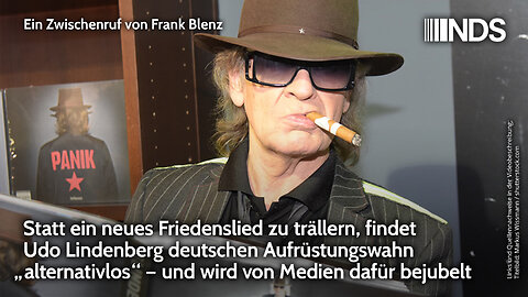 Udo Lindenberg findet deutschen Aufrüstungswahn „alternativlos“ – und wird von Medien dafür bejubelt
