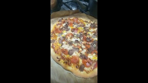 MEAT-ZZA, SAUCE, AND APPLE PIE DESSERT PIZZA..