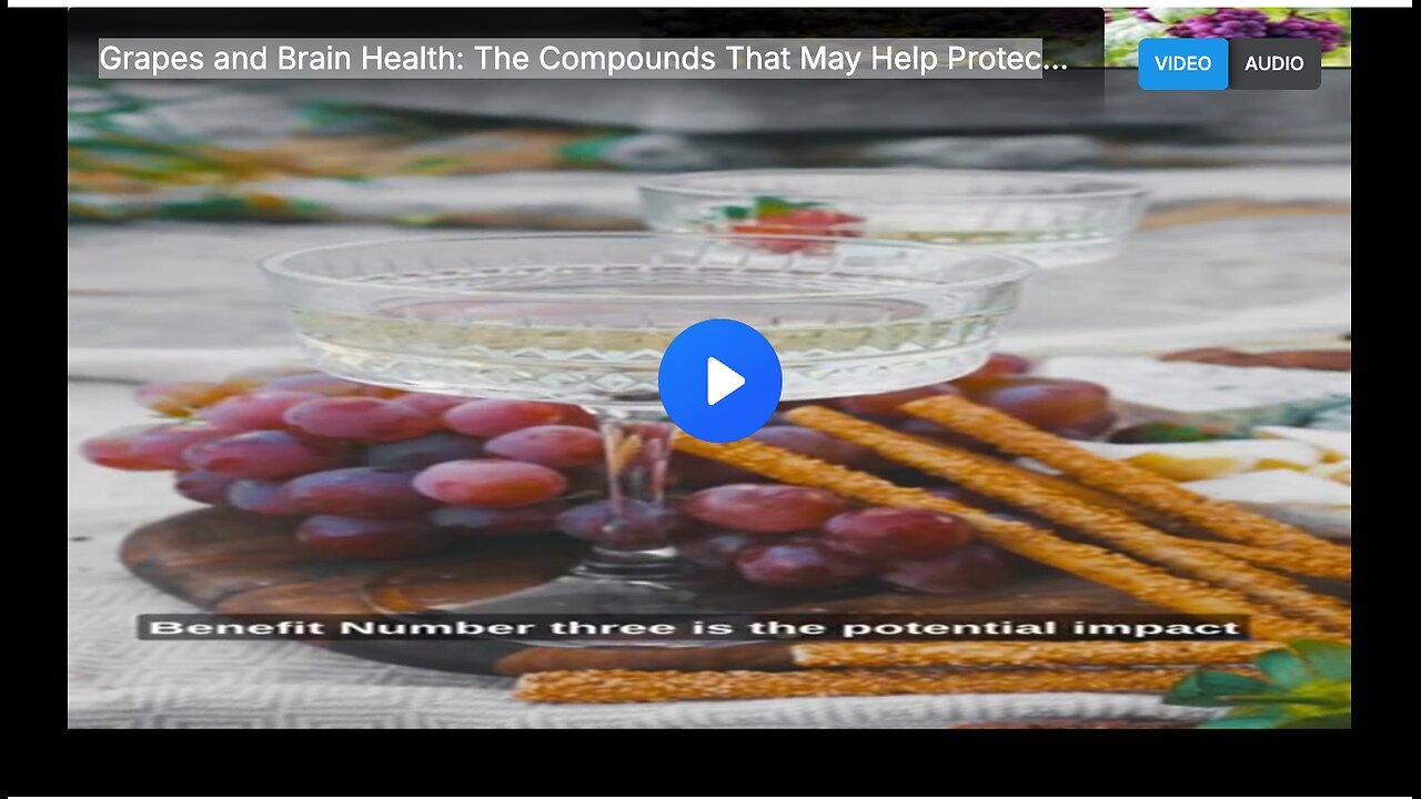 "Compounds in Grapes That May Shield Your Brain from Age-Related Decline"