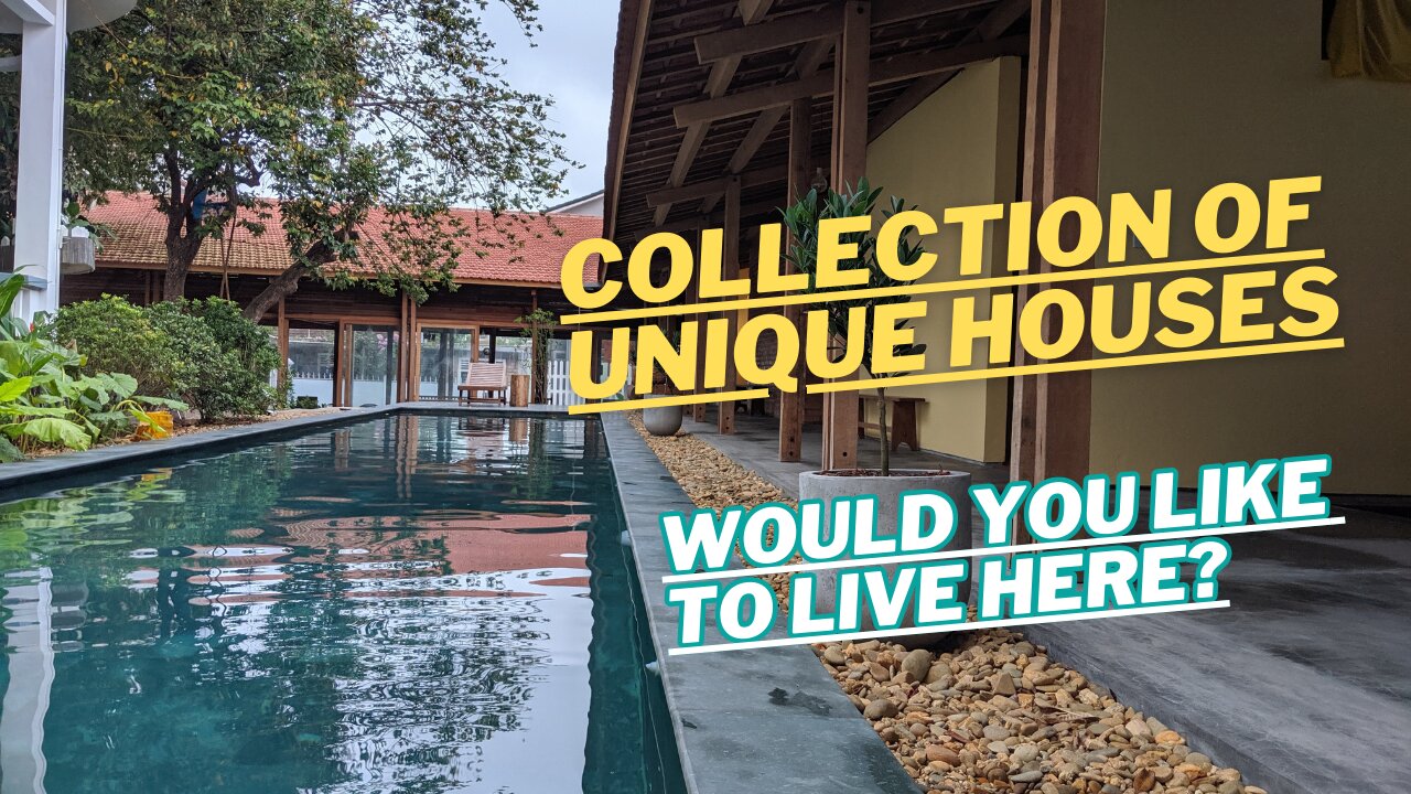 Collection of unique houses. Would you like to live here?