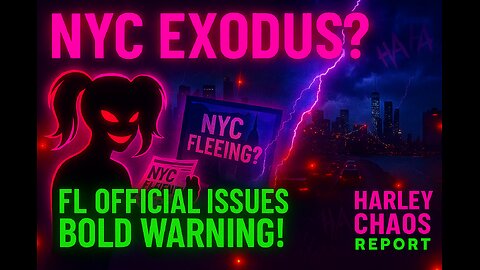 💥 Harley Reacts: “NYC EXODUS?” — FL Official Issues BOLD WARNING!