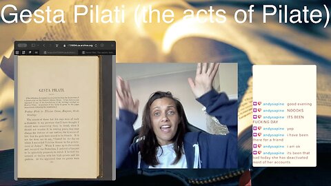 Easter Special 2025, Gesta Pilati. The reports, letters and acts of Pontius Pilate.