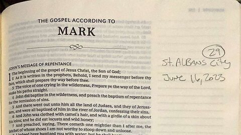 Mark chapter 1