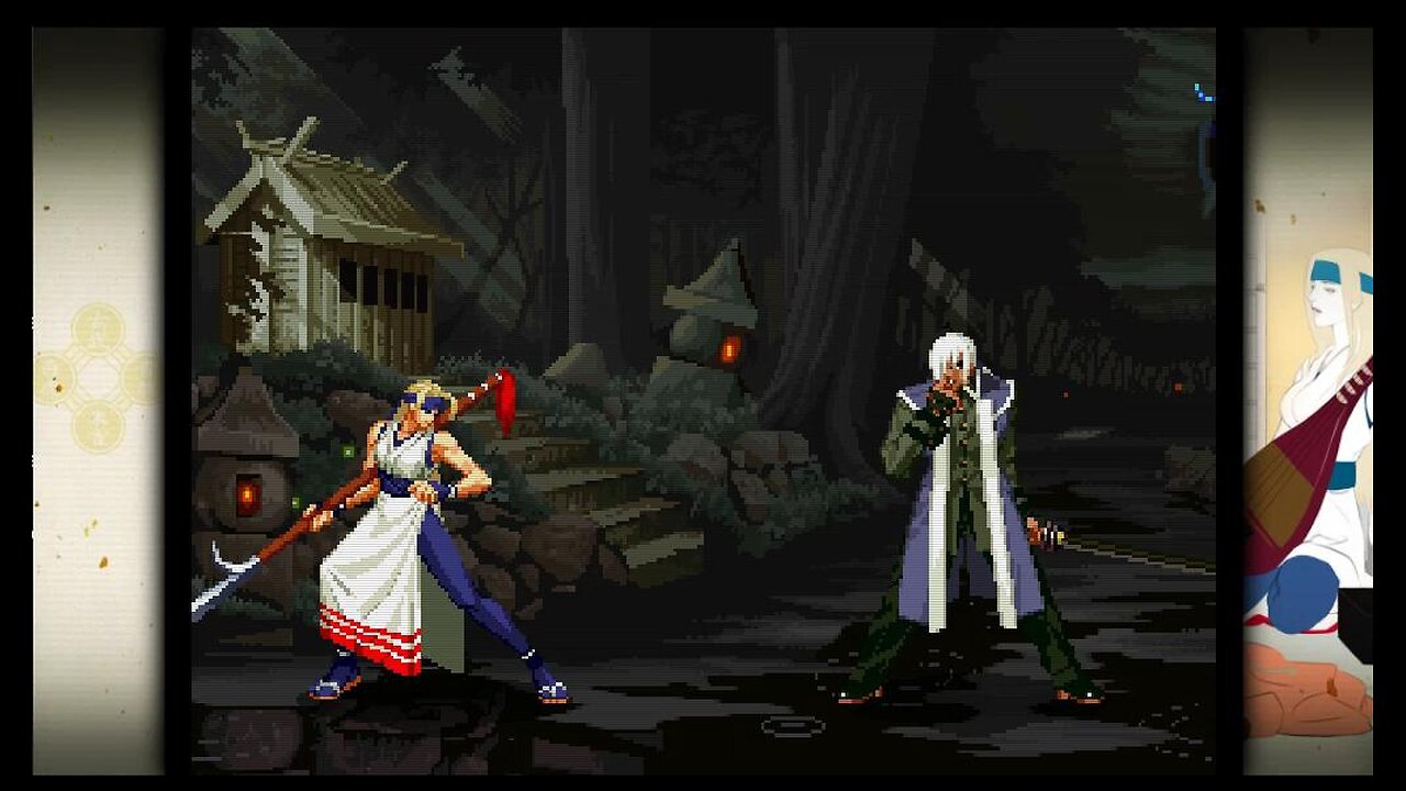 The Last Blade 2 Yuki gameplay (Level 8)