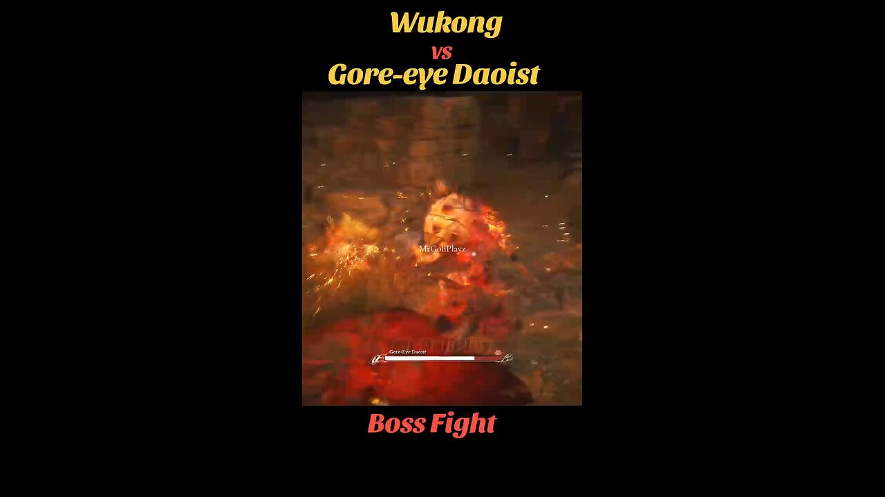wukong vs gore-eye daoist boss fight #rumble #viral #gaming #wukong #mrgoliplays
