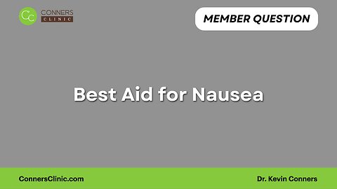 Best Aid for Nausea
