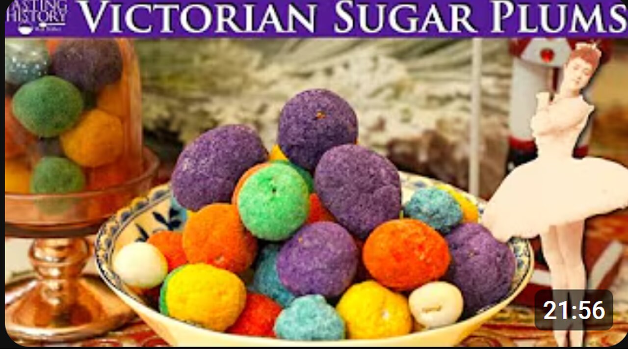 🍬 What Are Sugar Plums? | How to Make Real Victorian Sugar Plums 👑✨