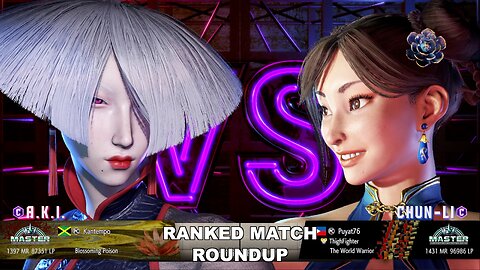 Kuya Kalbo SF6 Ranked Roundup. Chun Li Master Rank [Hori Fight Stick]