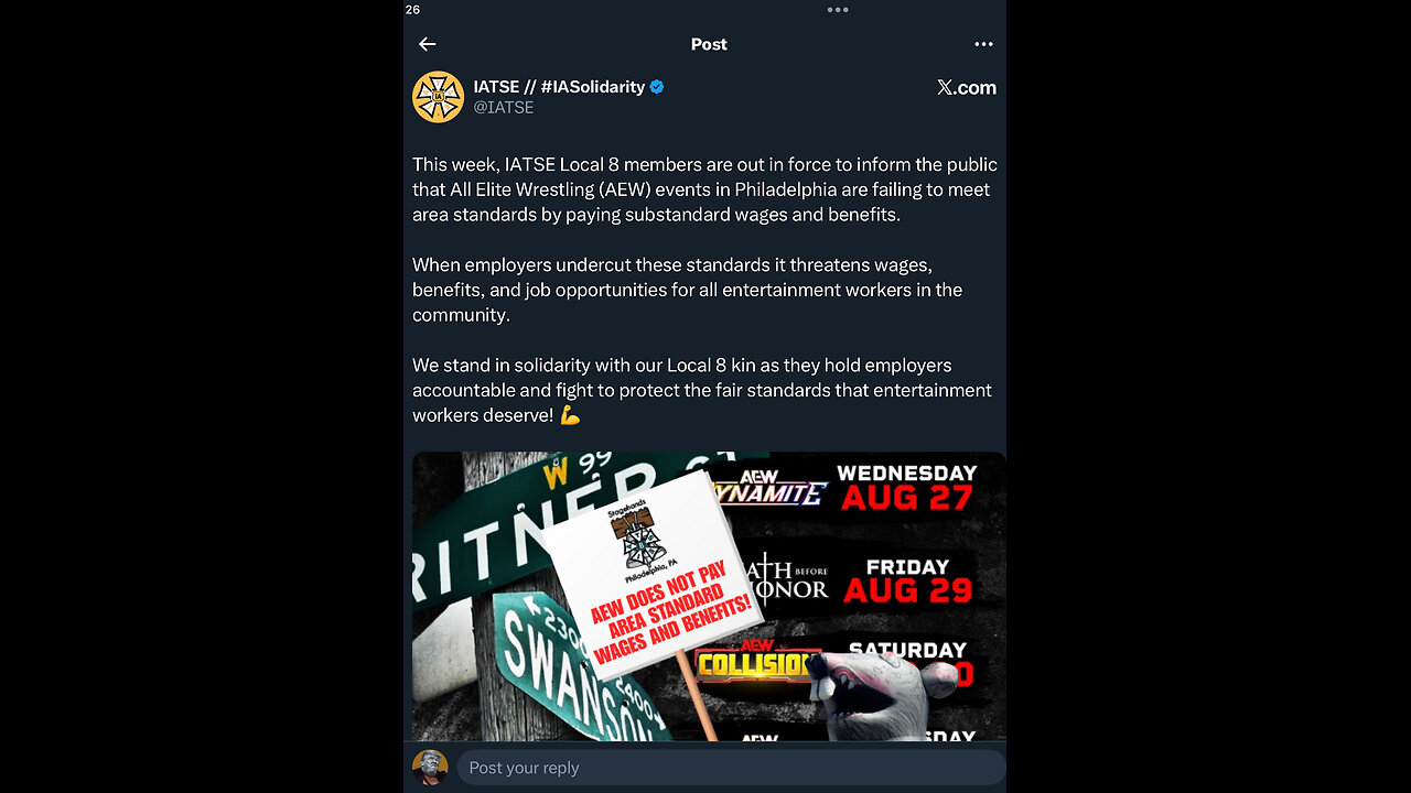 AEW Pays SUBSTANDARD Wages in Philly? Pathetic! #shorts