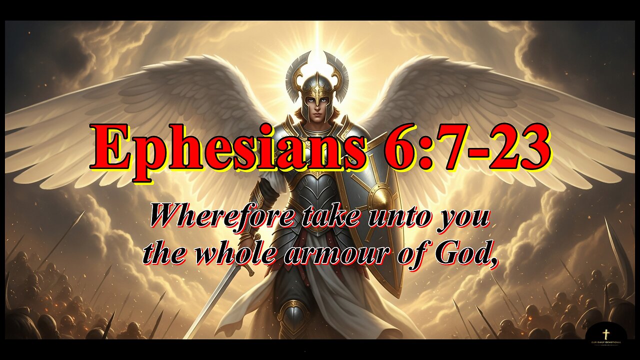 Ephesians 6:7-23, Finally, my brethren, be strong in the Lord, and in the power of his might.