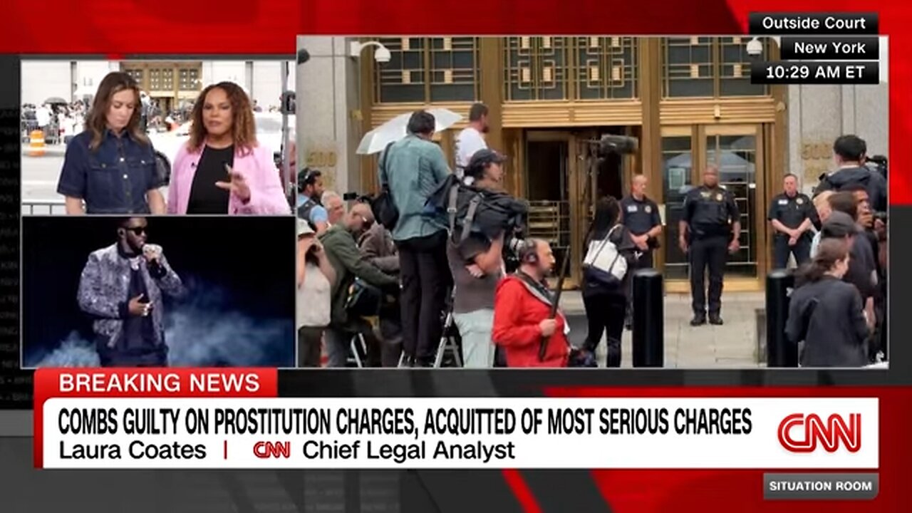 Combs found guilty of prostitution but acquitted of most serious counts