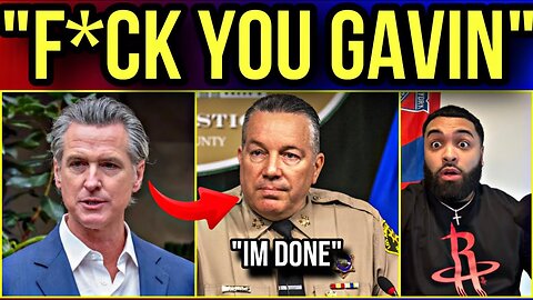🚨MUST SEE! Gavin Newsom PANICS After LA County Sherrif LEAVES The DEMOCRAT PARTY LIVE ON AIR