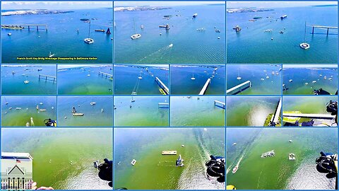 Francis Scott Key Bridge Wreckage Disappearing in Baltimore Harbor