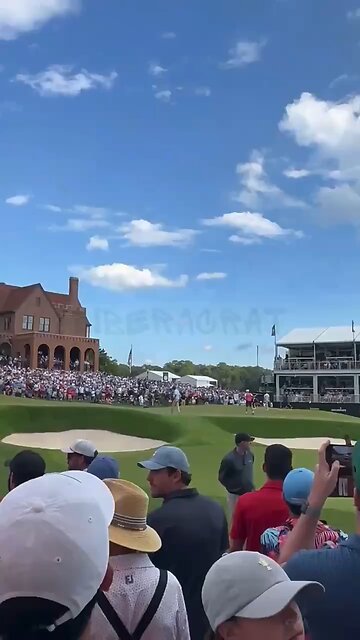 We have a green dildo at the PGA FedEx Cup.