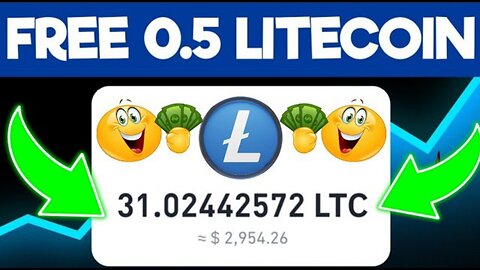 Free 0.5 Litecoin | No investment required ~ Live withdrawal ✅ FREE LITECOIN