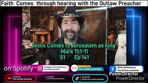 Jesus Comes to Jerusalem as king Mark 11:1-11 S1 Ep 141
