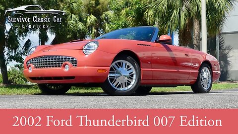 2002 Ford Thunderbird. 1 of 700 built. Rare 007 Package! Both tops, very clean, loaded. Runs great!