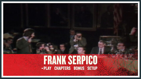 Frank Serpico - DVD Menu