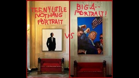 Trump REMOVES Bush & Obummer's Portraits...!