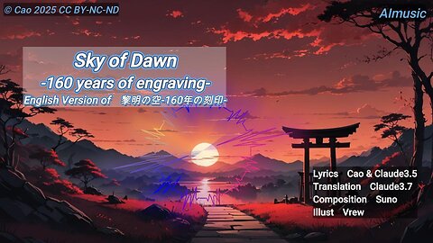 Sky of Dawn - English version of 黎明の空
