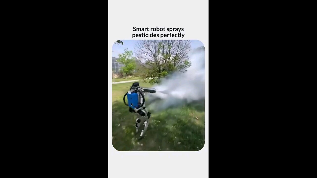 Imagine if this robot had guns or flame throwers on its shoulders and bulletproof metal body