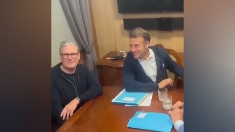 Starmer, Merz & Macron on the way to visit Narco-Führer-Coke-Head Zelensky